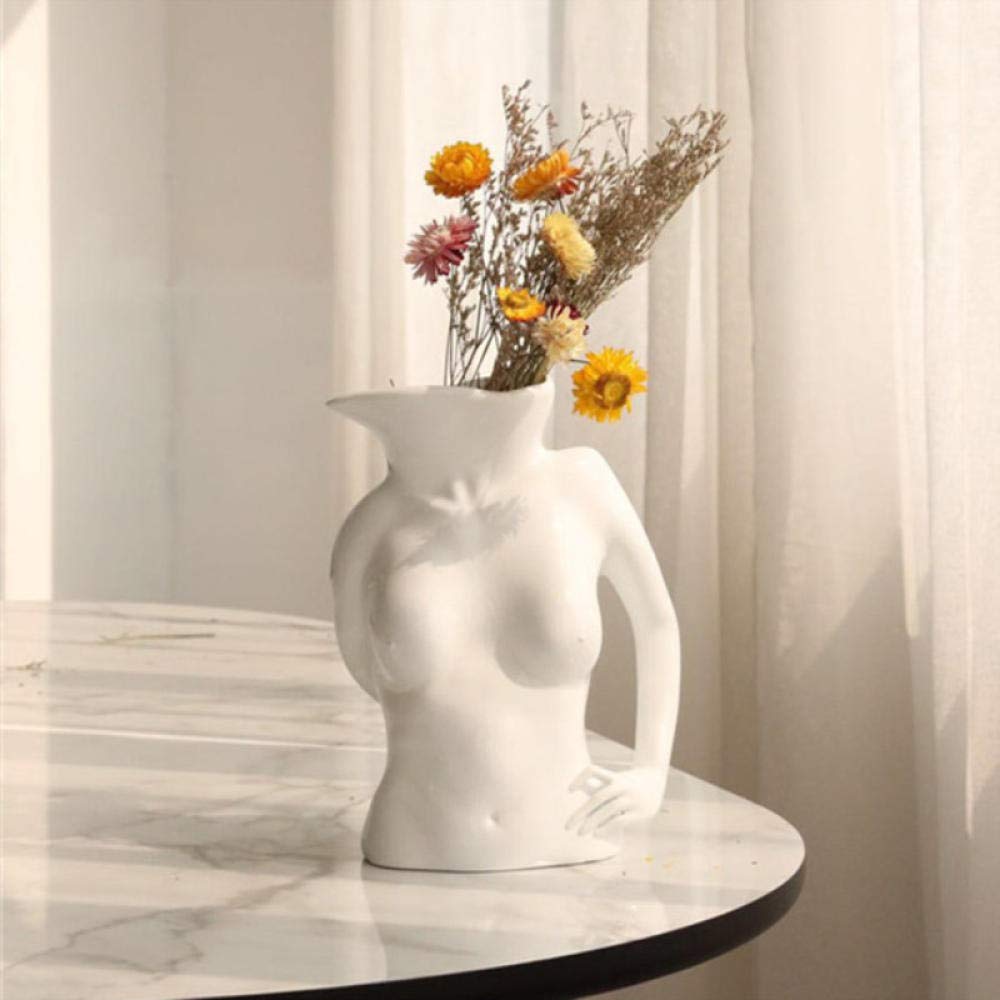 (鄭少偉作品）白色の白色の花彫刻 アートオブジェ ガラスケース付き Amazon.co.jp: アートマネキンボディバスクリエイティブリビングルーム